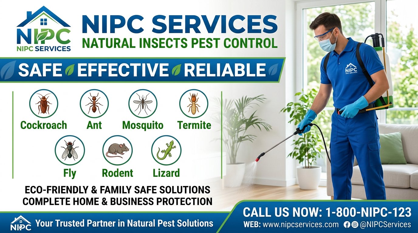 7 Pests Covered: Official NIPC Chart